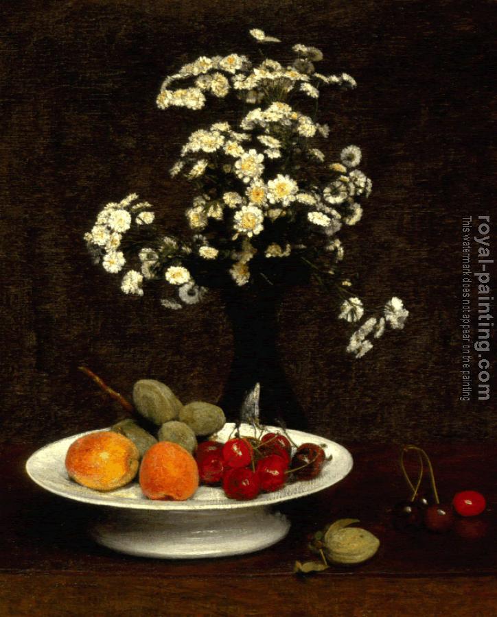 Henri Fantin-Latour : Still Life With Flowers II